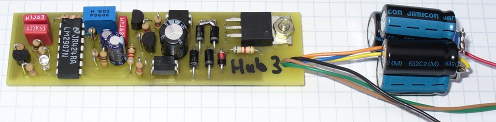 Assembled PCB of circuit 12