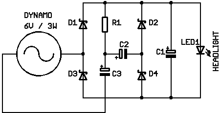 Two regular ecaps replace a non-polarized capacitor